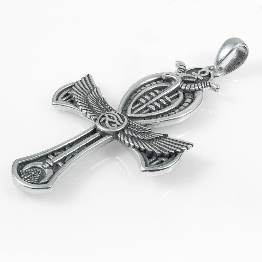DIJE CRUZ ANKH ANUBIS
