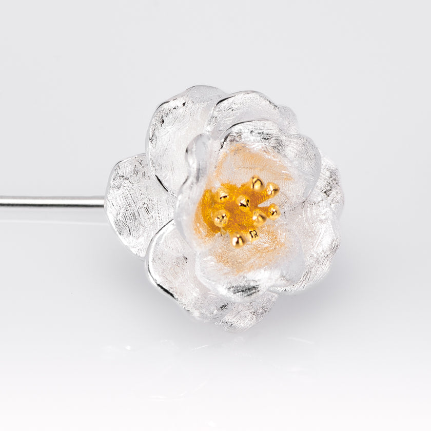 ARETES FLOR DE CAMELIA